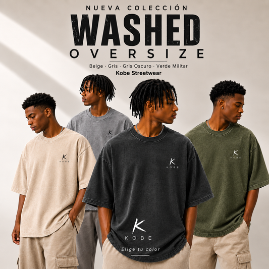 CAMISETAS WASHED OVERSIZED