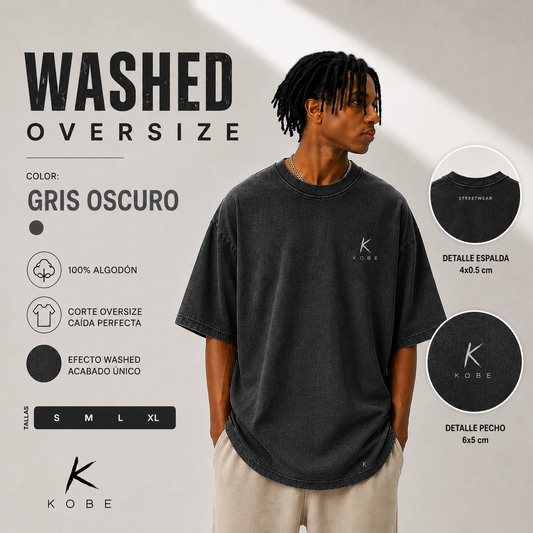 CAMISETAS WASHED OVERSIZED