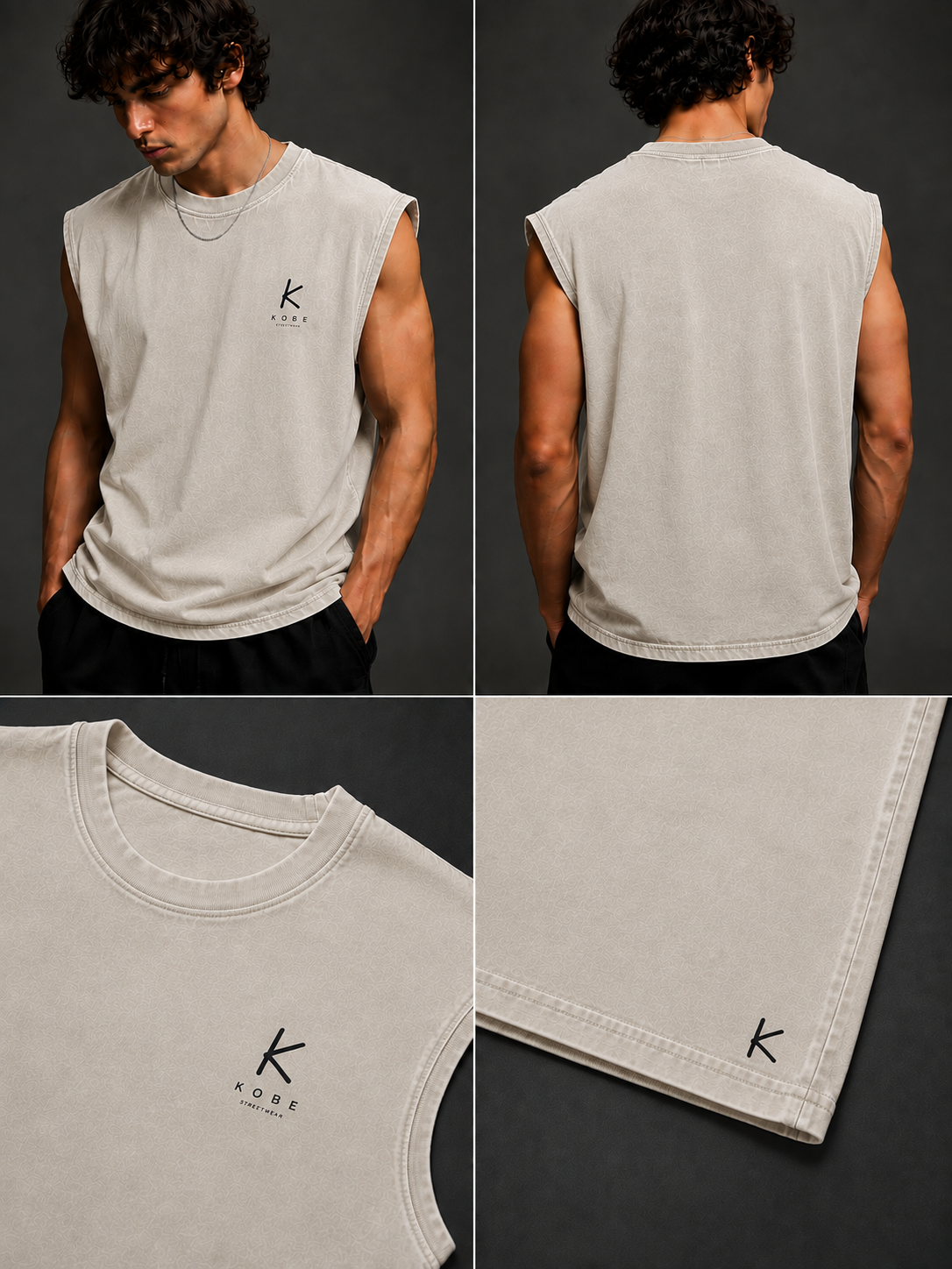WASHED SLEEVELESS